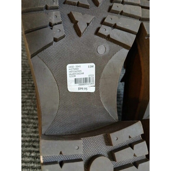 Lane Bryant Loafer Shoes Size 11W Dream Cloud Brown Lug Sole Platform Block Heel - Picture 8 of 8